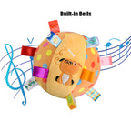 Plush Dog Ringing Ball Toy