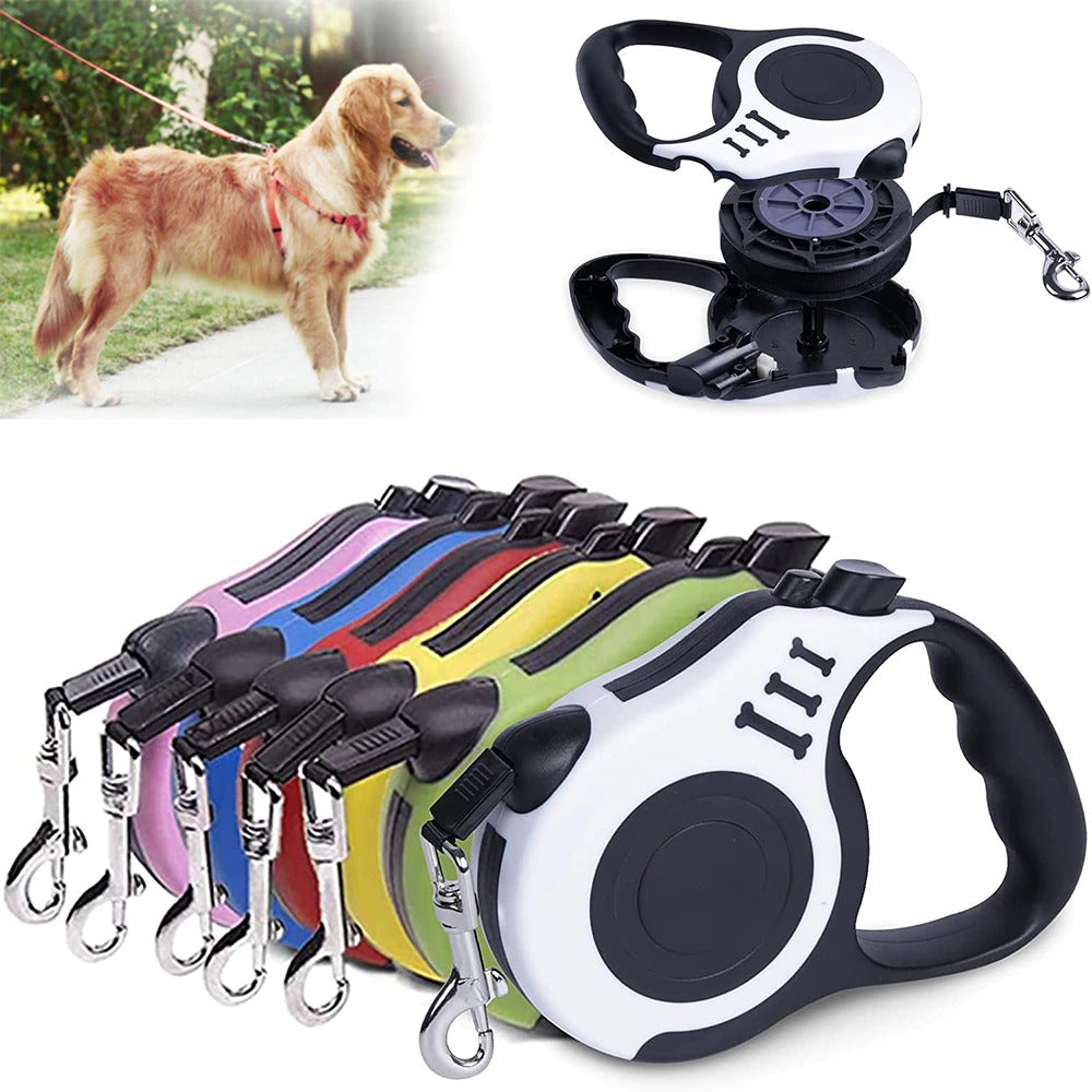 3m And 5m Durable Dog Leash Automatic Retractable Nylon For Dogs Pet Products