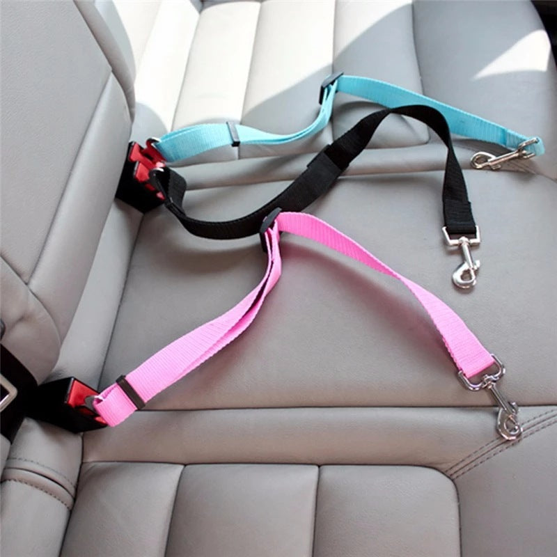 Adjustable Pet Dog Car Seat Belt Pet Seat Vehicle Dog Harness