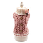 Classic Knitted Pet Sweater for Small Dogs