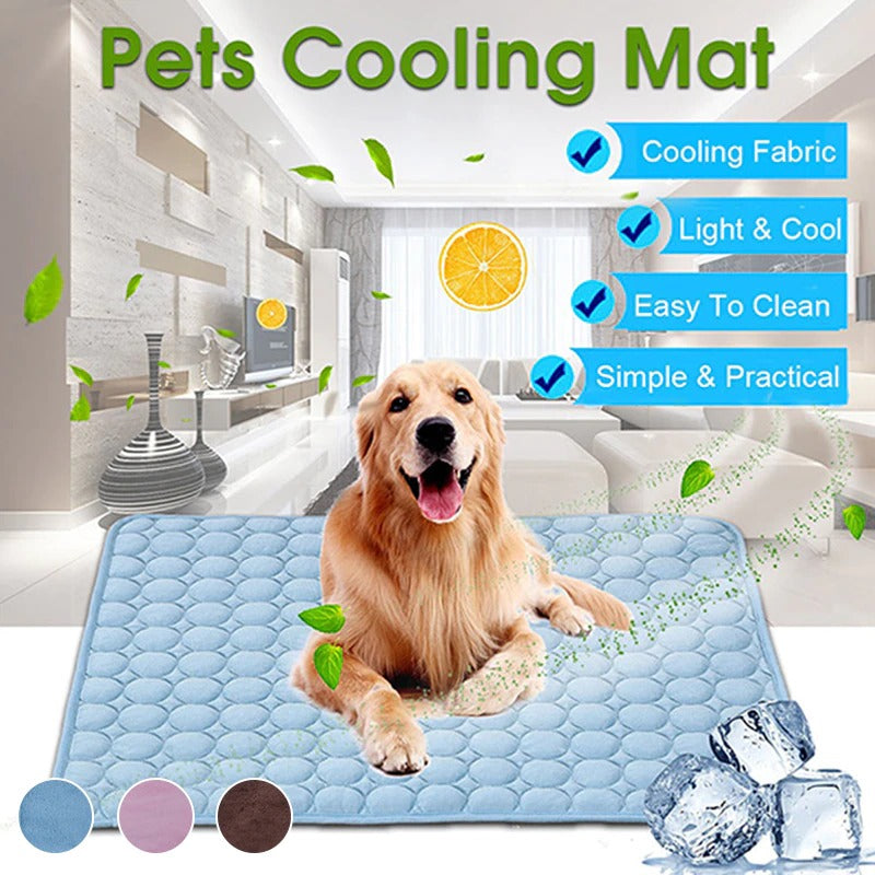 Dog Cooling Mat Cooling Pad For Pets Chilly Pad For Kennels, Crates, Cars