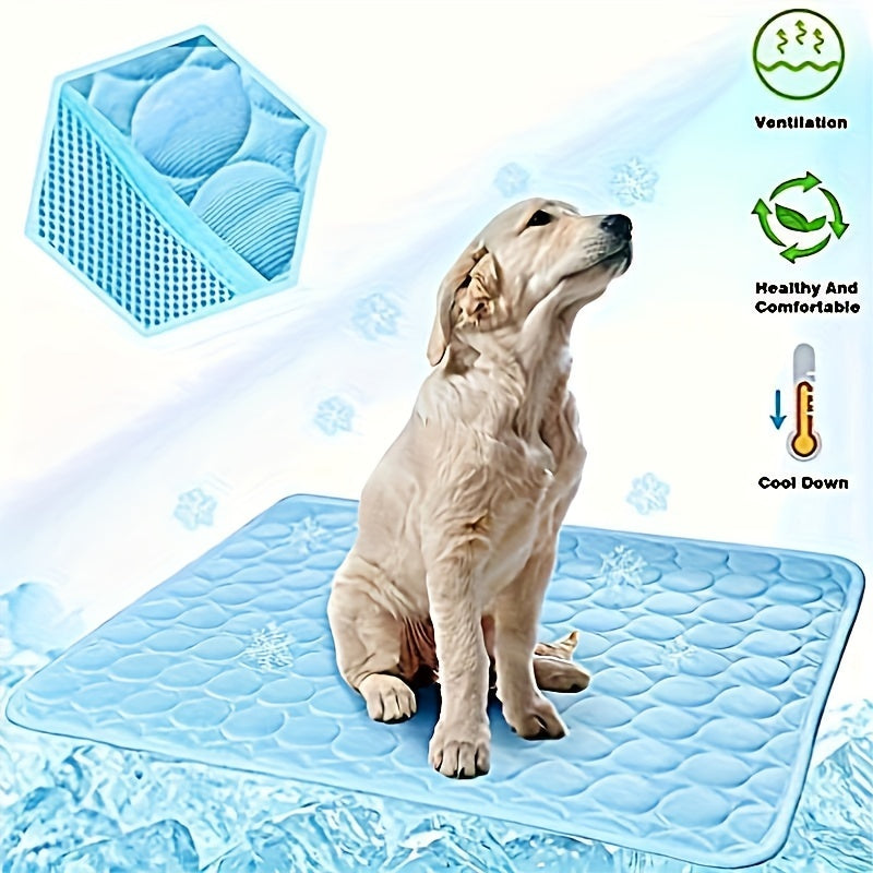 Dog Cooling Mat Cooling Pad For Pets Chilly Pad For Kennels, Crates, Cars