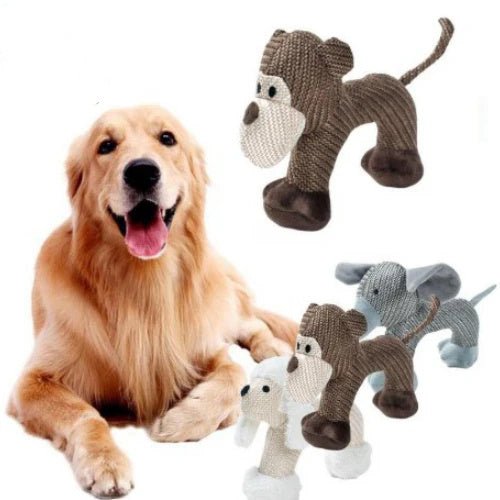 Dog Chew Toys For Small Large Dogs Bite Resistant Squeaky Duck