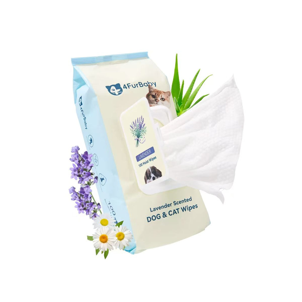 Plant-Based Dog & Cat Grooming Wipes – Gentle & Compostable Pet Wipes