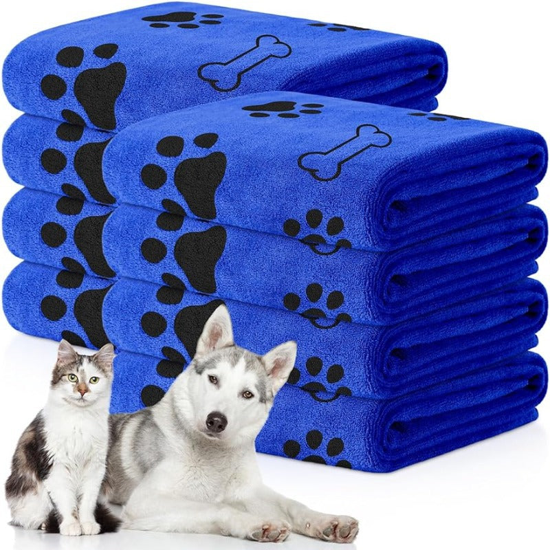 Pet bath towel quick drying and absorbent for dogs