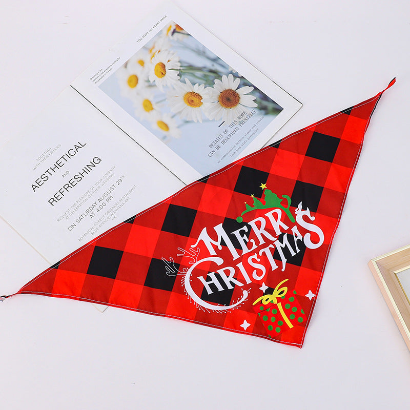 Pet Bandana for Dogs- Thanksgiving, Christmas, Halloween Pet Triangle Scarf Bib