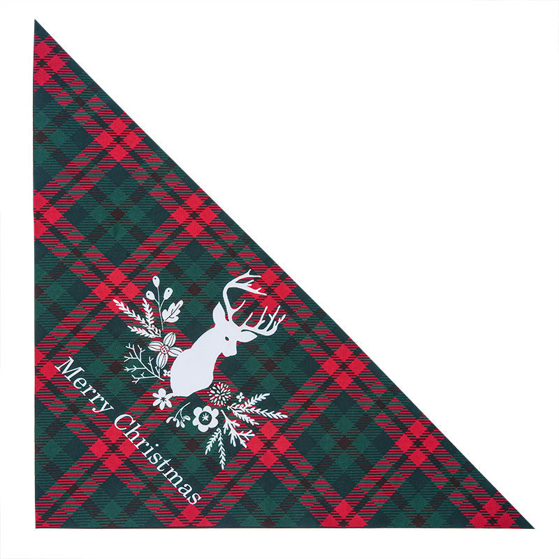 Pet Bandana for Dogs- Thanksgiving, Christmas, Halloween Pet Triangle Scarf Bib