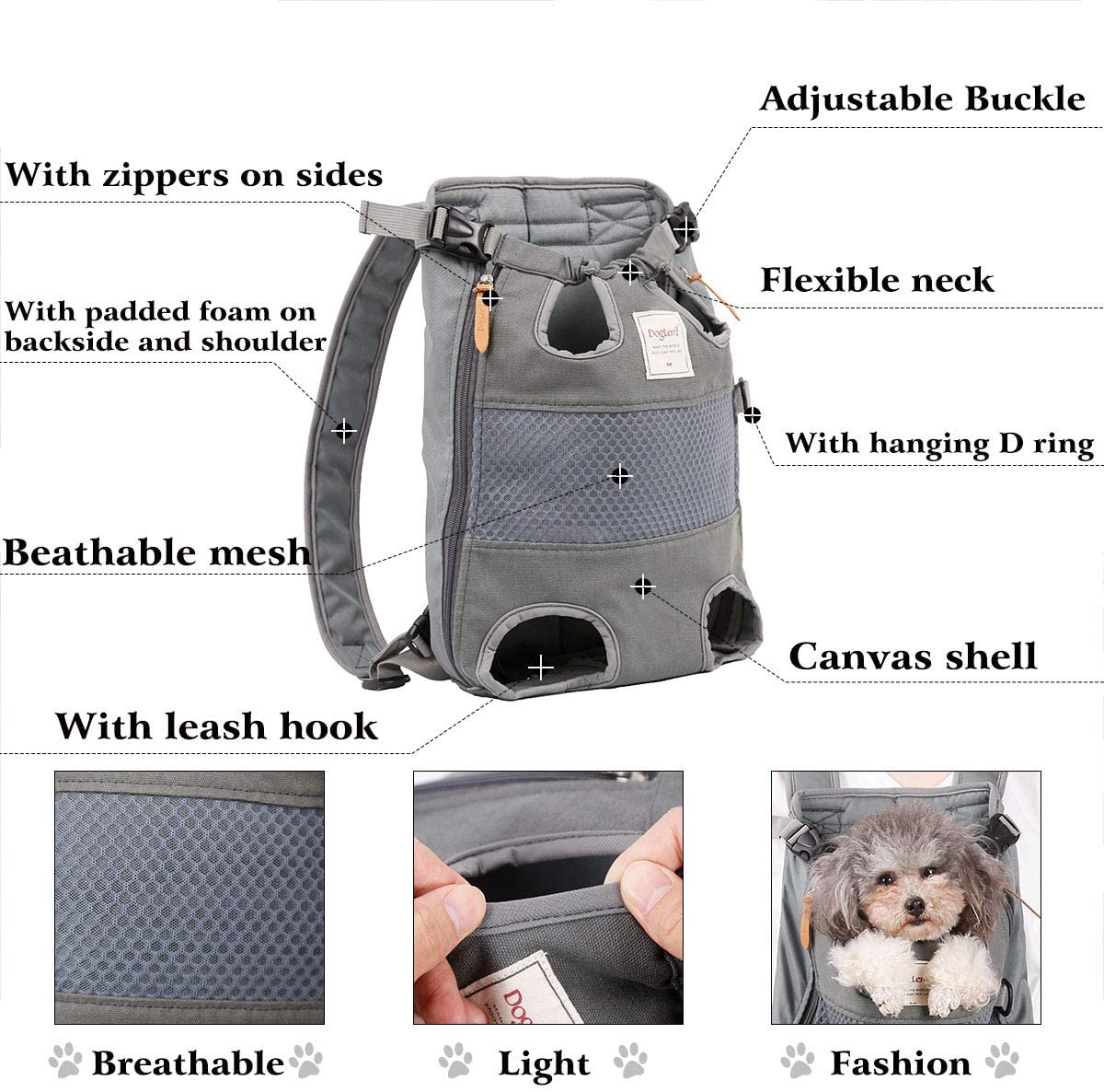Dog Carrier Front Backpack