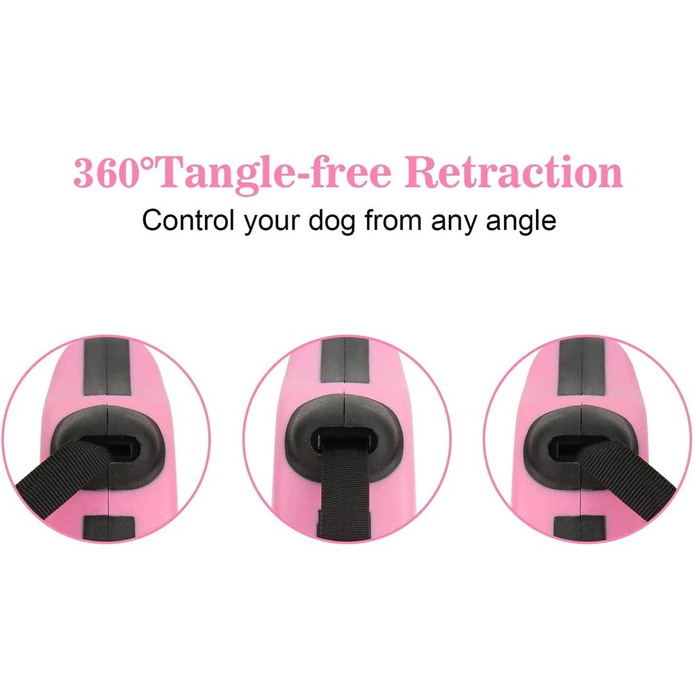 3m And 5m Durable Dog Leash Automatic Retractable Nylon For Dogs Pet Products