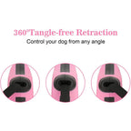 3m And 5m Durable Dog Leash Automatic Retractable Nylon For Dogs Pet Products