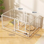 Modern Simple Wrought Iron Pet Fence Dog Cage Small And Medium Kennel