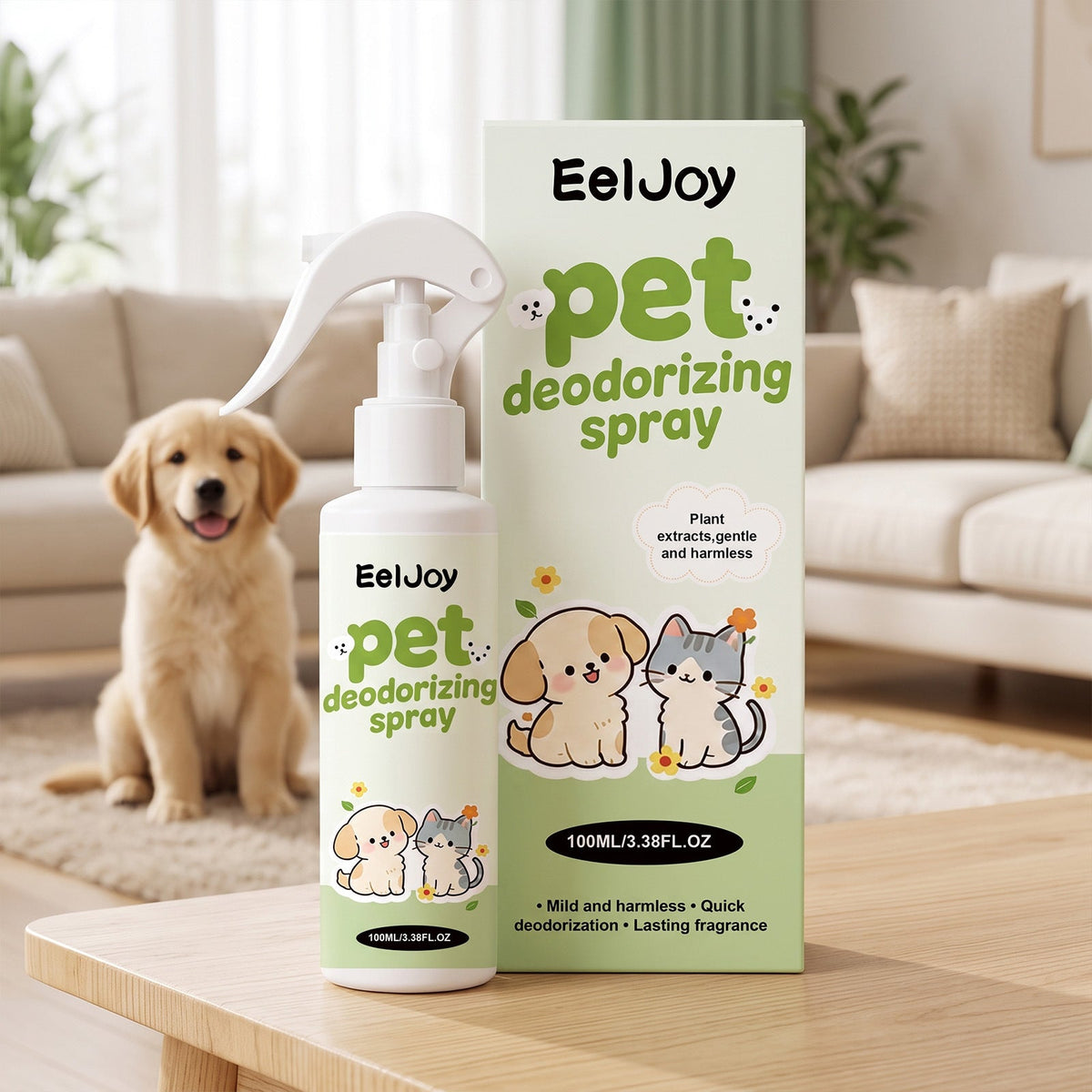 Pet Deodorant Spray For Dogs Universal Pee Stain Cleaner
