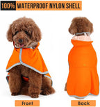 Dog Raincoat Waterproof Soft Breathable Dog Rain Jacket For Small Dog