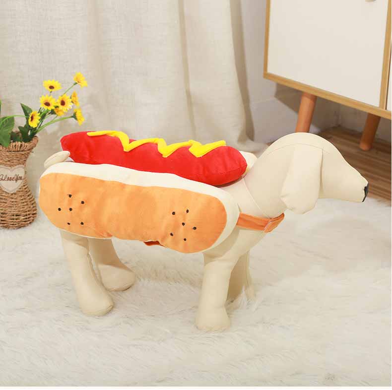 Funny Halloween Costumes For Dogs Hot Dog Design