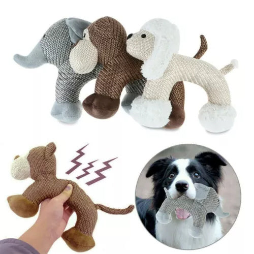 Dog Chew Toys For Small Large Dogs Bite Resistant Squeaky Duck