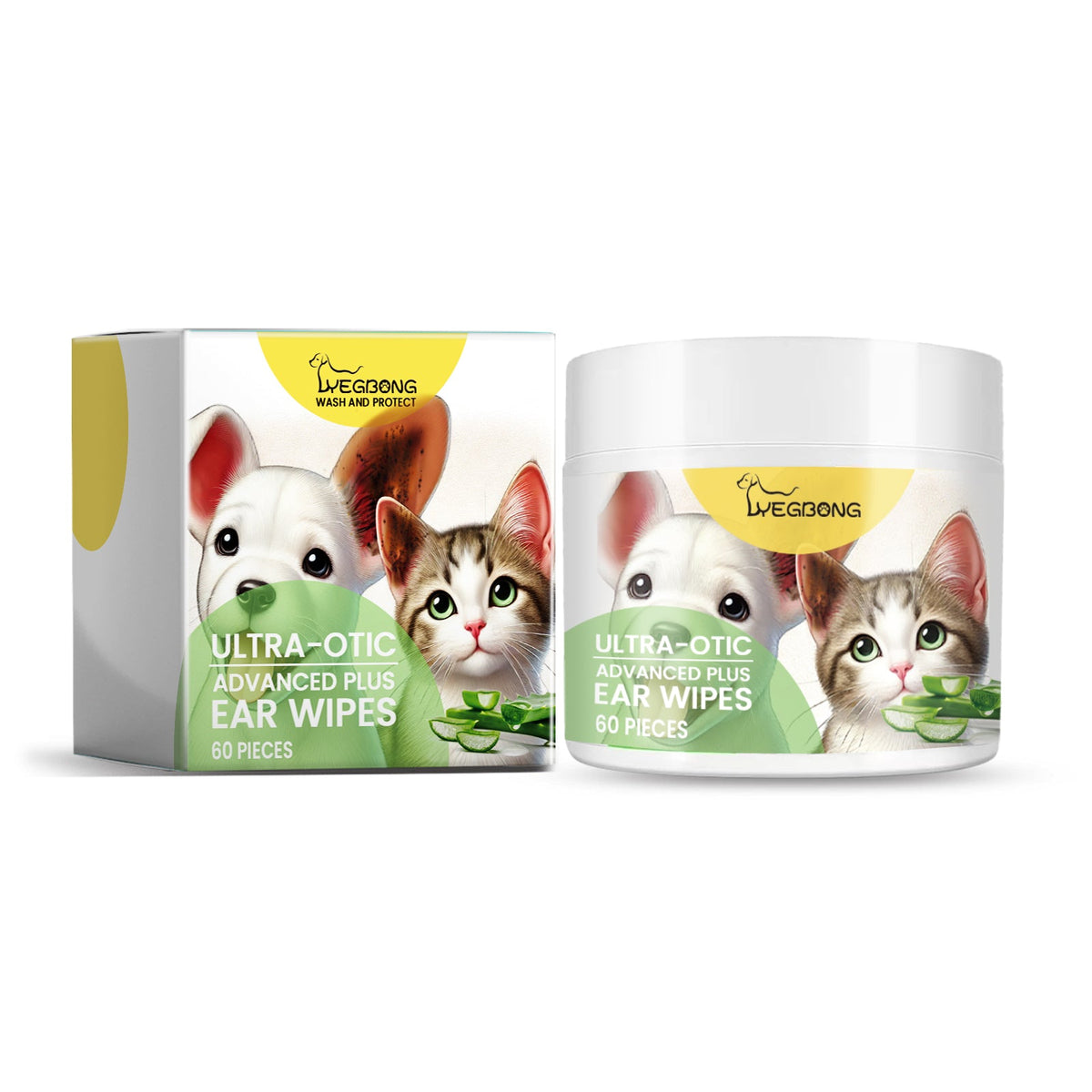 Ear Cleaning Pad For Dogs Soothes Pet Ear Canal Discomfort And Cleans Ear Dirt
