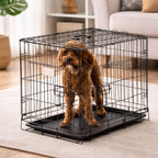 Classic Double-Door Wire Dog Kennel
