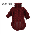 Winter Warm Knitted Turtleneck Sweater for Small Dogs