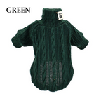 Winter Warm Knitted Turtleneck Sweater for Small Dogs