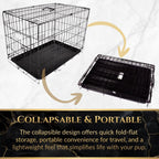 Classic Double-Door Wire Dog Kennel
