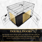 Classic Double-Door Wire Dog Kennel