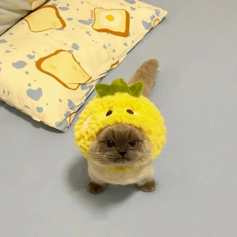 Dog Costume Hat Cute Shark Headgear Soft Warm Pet Hat