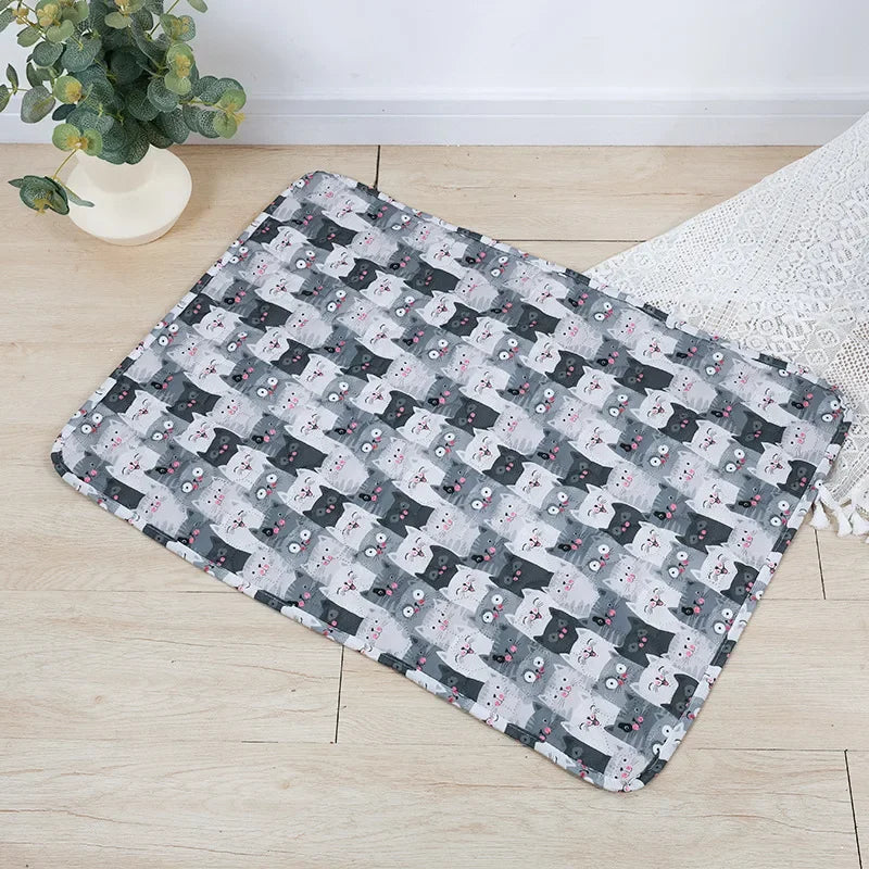 Pet Pee Pad Washable Pet Diaper Mat Reusable