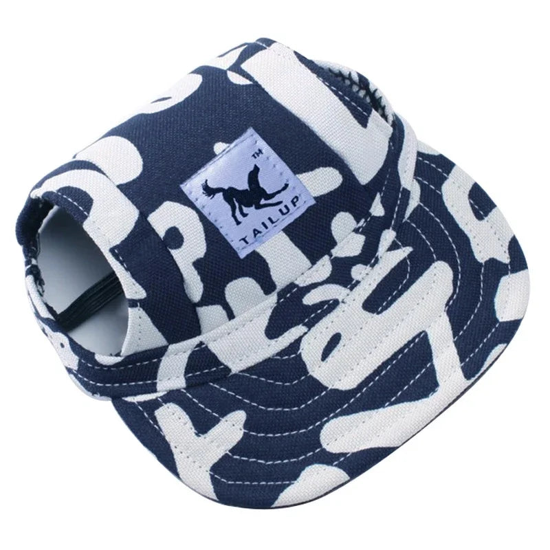 TAILUP Pet Hat Dog Hat Baseball Hat Summer Canvas Dog Cap Only For Small Pet Dog