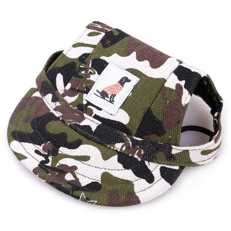 10PC/Lot Pet Hat Outdoor Canvas Dog Baseball Caps for Small Medium Large Dogs Sunscreen Hats Pet Supplies