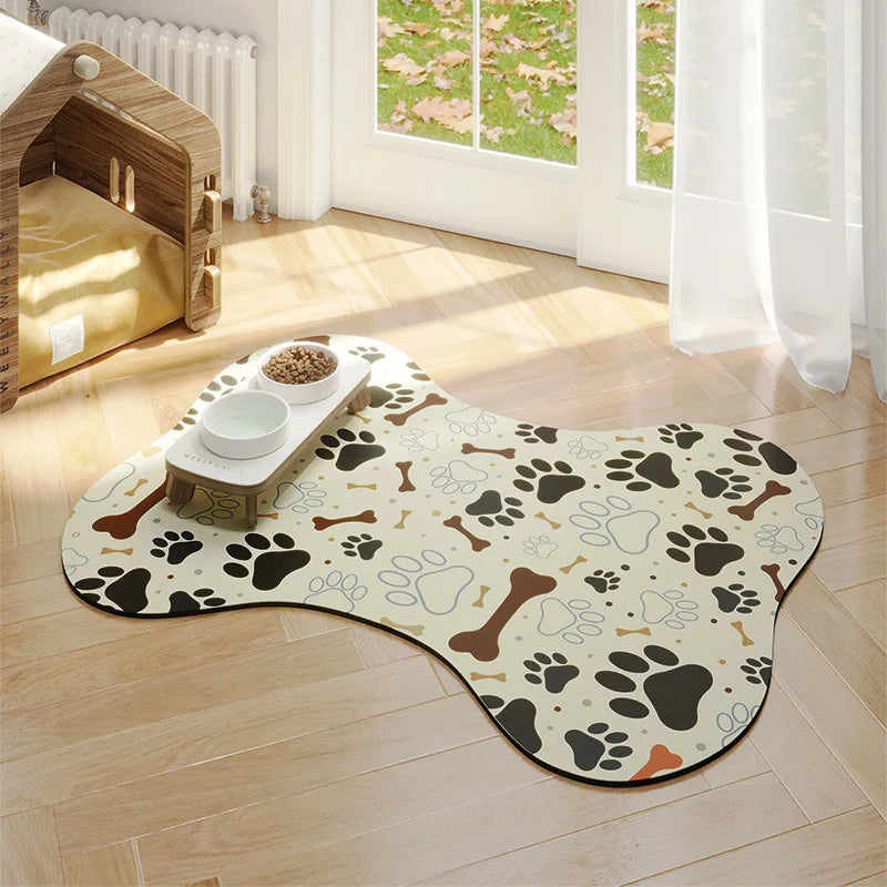 VIKAMA Cute Bones Dog Feeding Mat