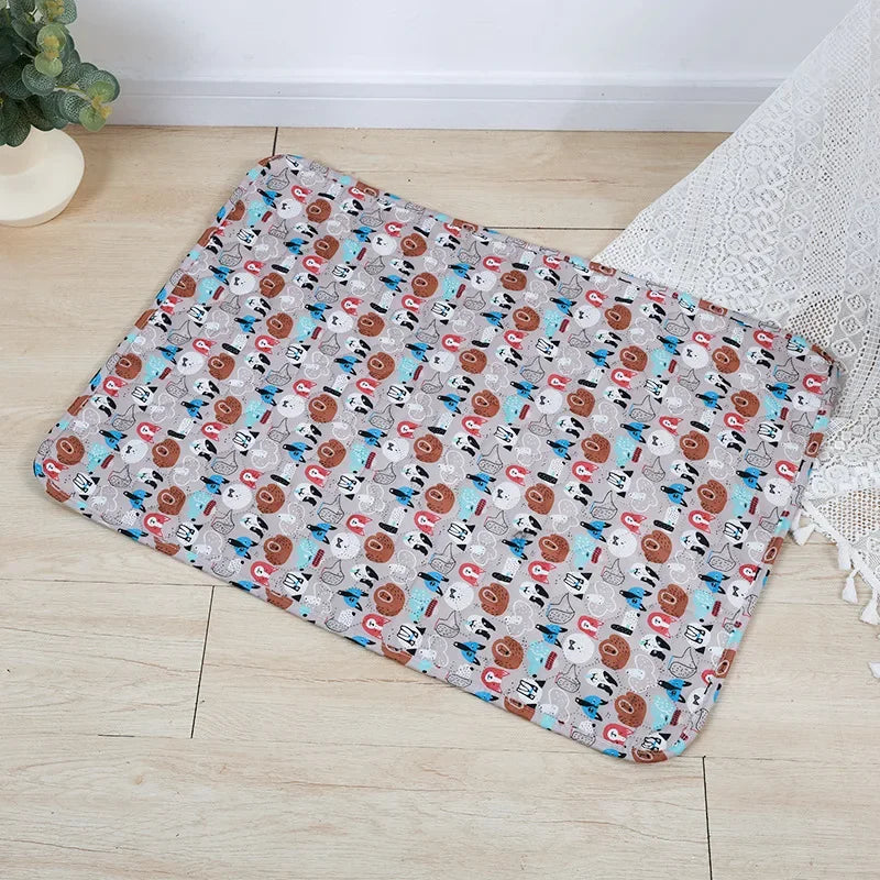 Pet Pee Pad Washable Pet Diaper Mat Reusable