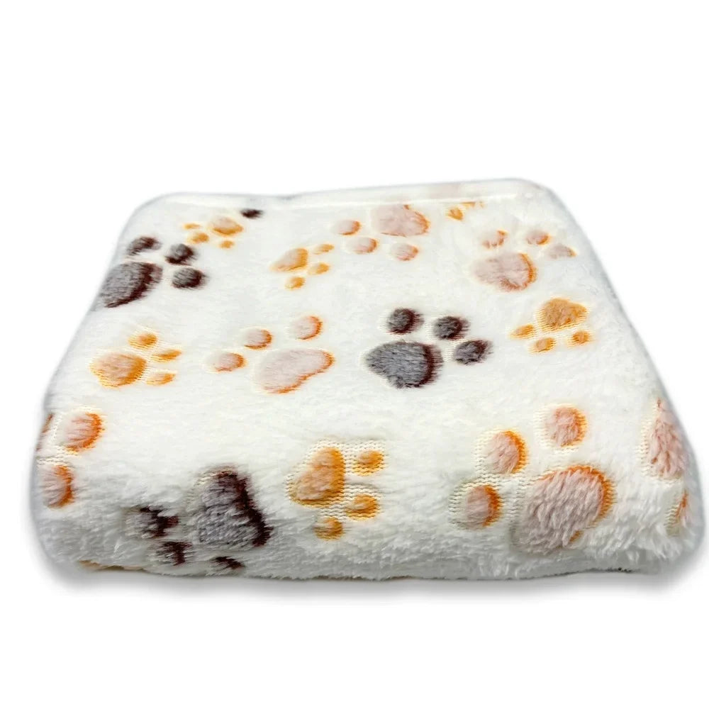 Dog Blankets Soft Fluffy Fleece Pet Blanket Warm Cute Print Design