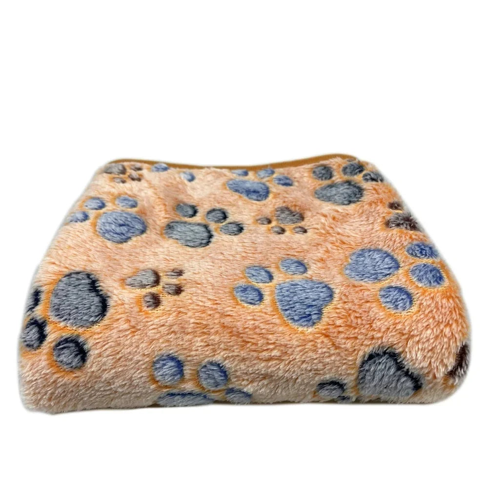 Dog Blankets Soft Fluffy Fleece Pet Blanket Warm Cute Print Design