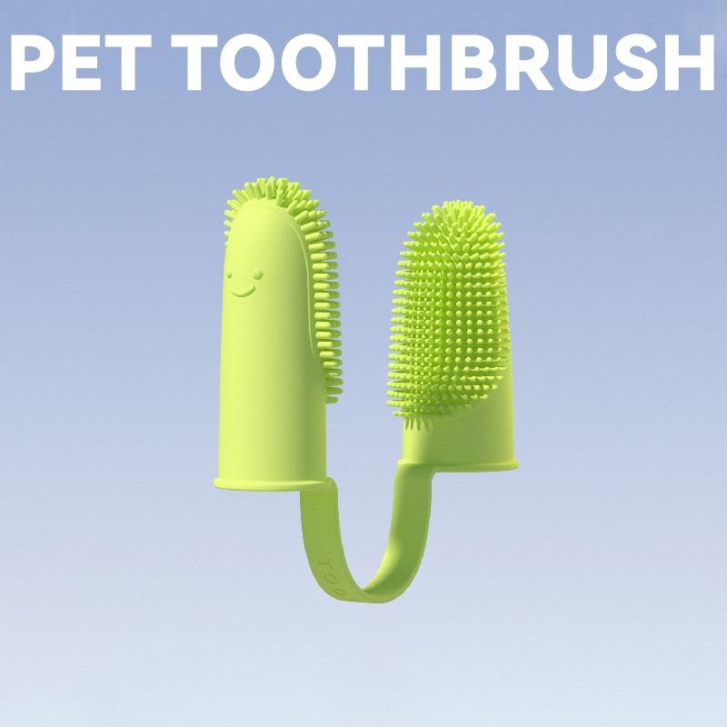 Dog Super Soft Pet Finger Dog  Brush For Teeth Cleaning