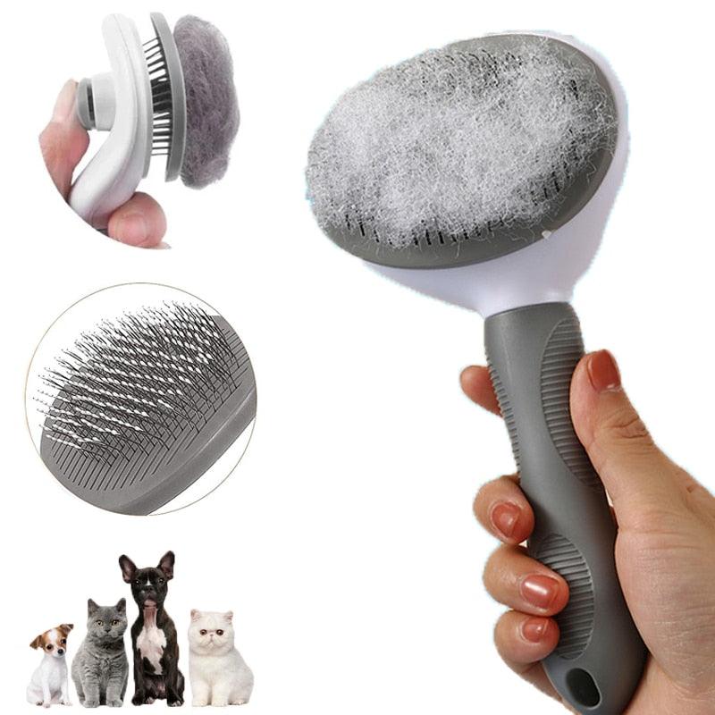Pet Hair Remover Dog Brush Comb Grooming Tools Stainless Steel