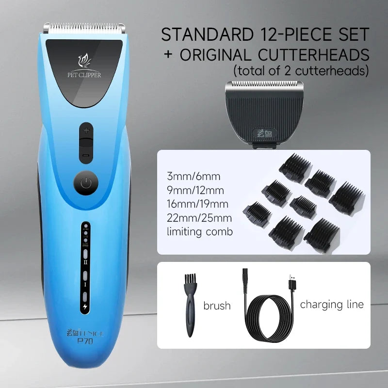 Fenice Low Noise Rechargeable Pet Hair Clipper Portable Design Multiple Colors