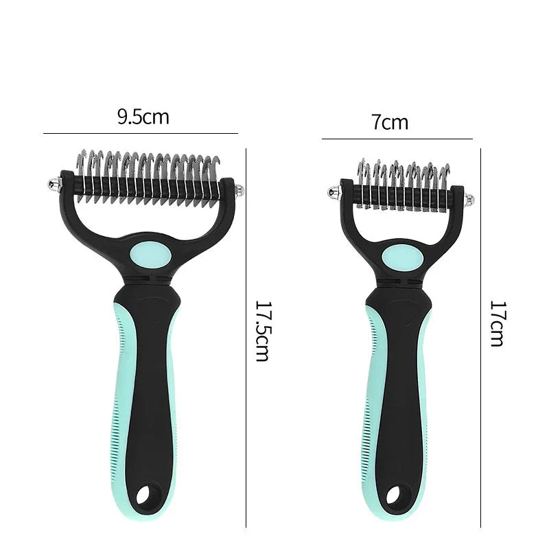 Stainless Pet Deshedding Brush Dog Hair Remover