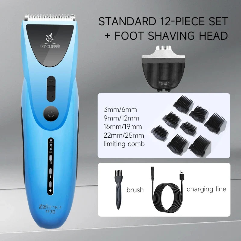 Fenice Low Noise Rechargeable Pet Hair Clipper Portable Design Multiple Colors