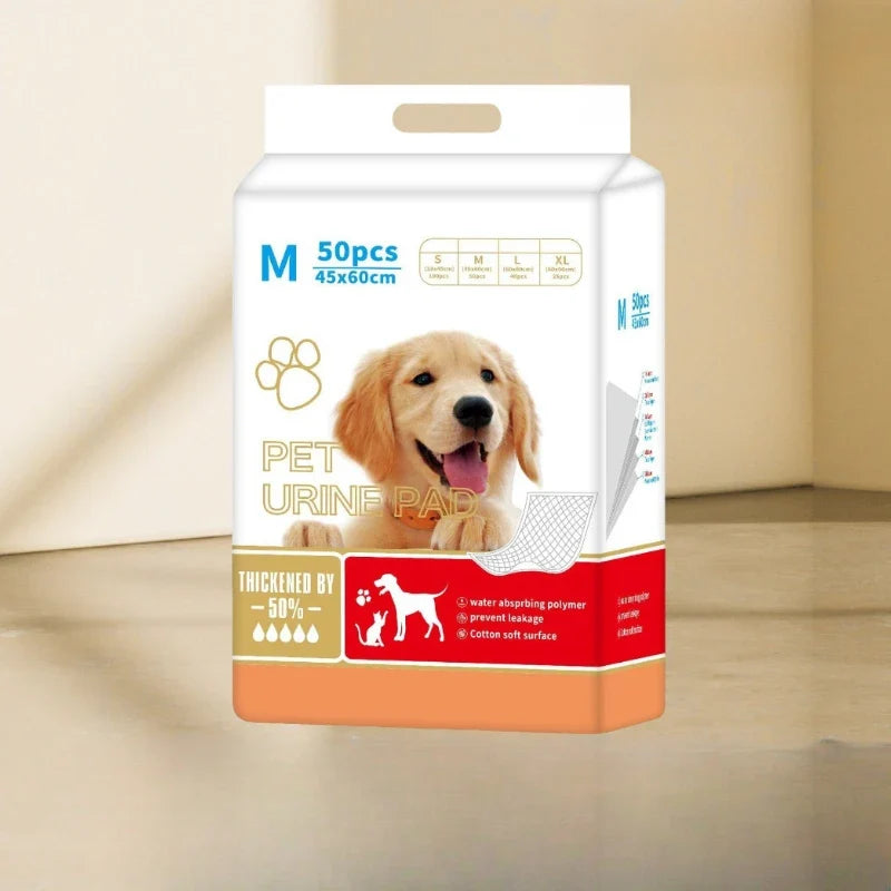 100/50/40/25PCS High Absorbent Thick Dog Disposable Puppy Training Pee Pads