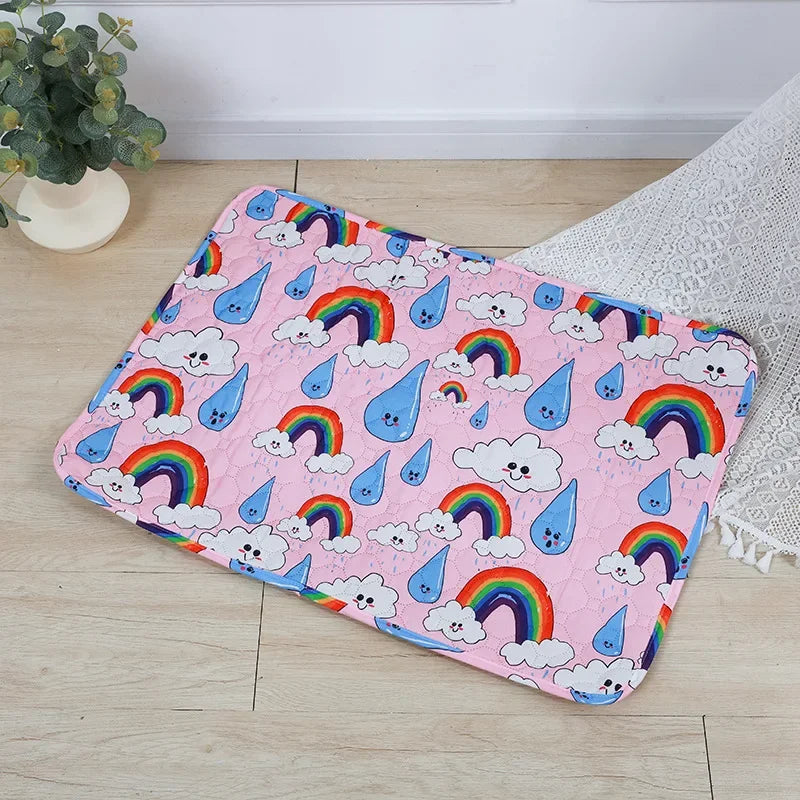 Pet Pee Pad Washable Pet Diaper Mat Reusable