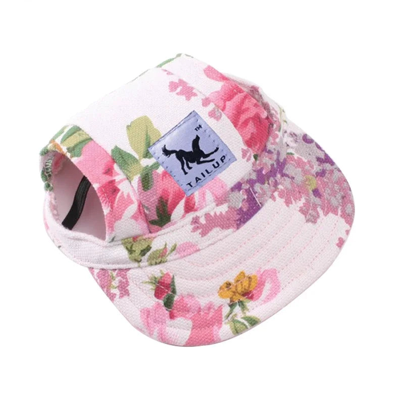TAILUP Pet Hat Dog Hat Baseball Hat Summer Canvas Dog Cap Only For Small Pet Dog