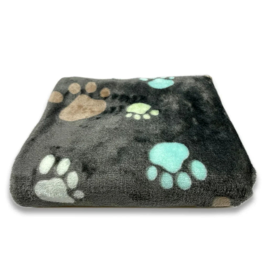 Dog Blankets Soft Fluffy Fleece Pet Blanket Warm Cute Print Design
