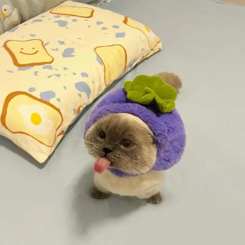 Dog Costume Hat Cute Shark Headgear Soft Warm Pet Hat