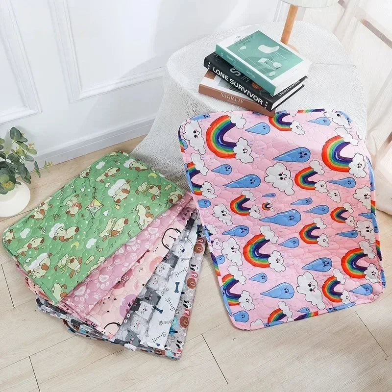 Pet Pee Pad Washable Pet Diaper Mat Reusable