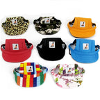 10PC/Lot Pet Hat Outdoor Canvas Dog Baseball Caps for Small Medium Large Dogs Sunscreen Hats Pet Supplies