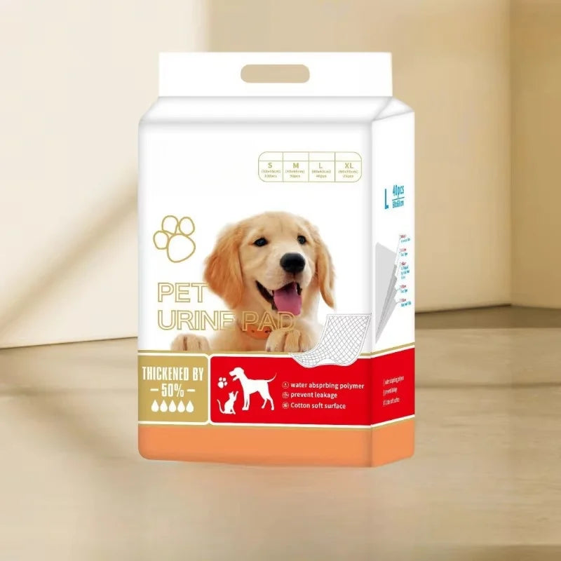 100/50/40/25PCS High Absorbent Thick Dog Disposable Puppy Training Pee Pads