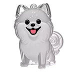 Lovely Dog Hair Storage Keychain Pendant for Bags, Couples Car Keys, Unique Jewelry Souvenir Gift Decoration Accessories Set
