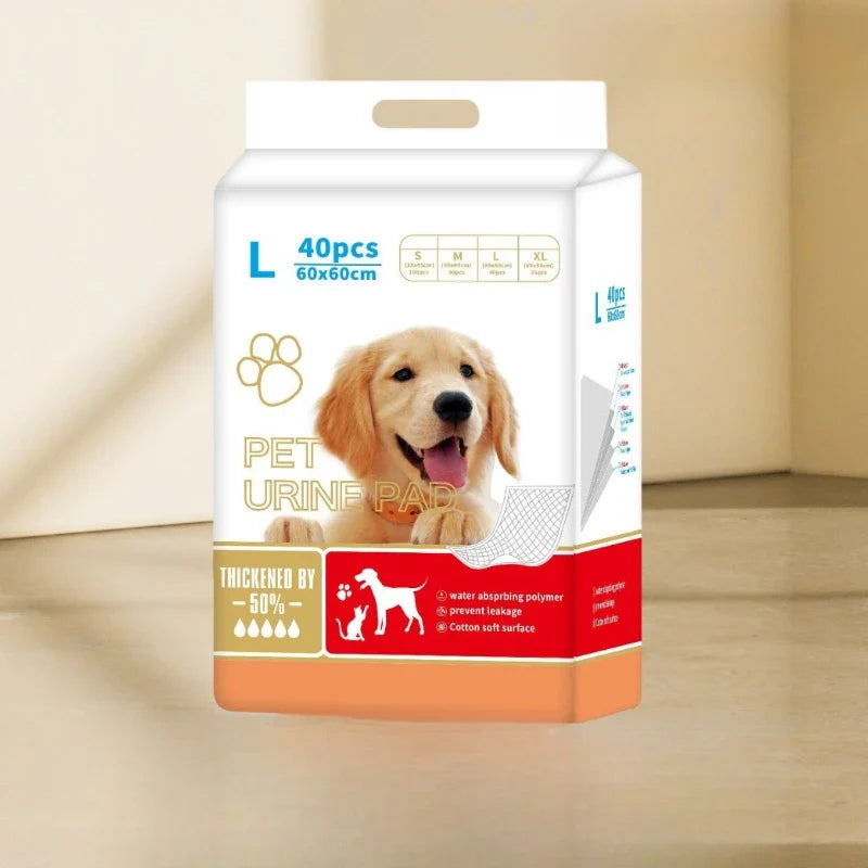 100/50/40/25PCS High Absorbent Thick Dog Disposable Puppy Training Pee Pads