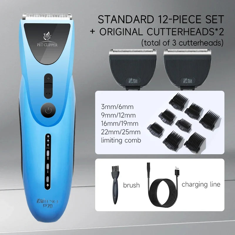 Fenice Low Noise Rechargeable Pet Hair Clipper Portable Design Multiple Colors