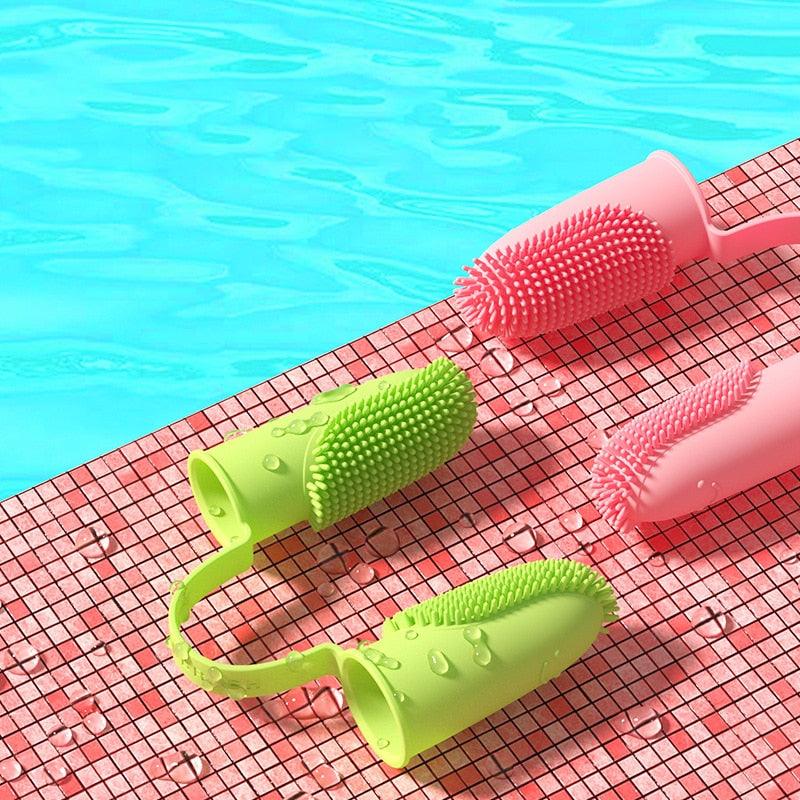 Dog Super Soft Pet Finger Dog  Brush For Teeth Cleaning